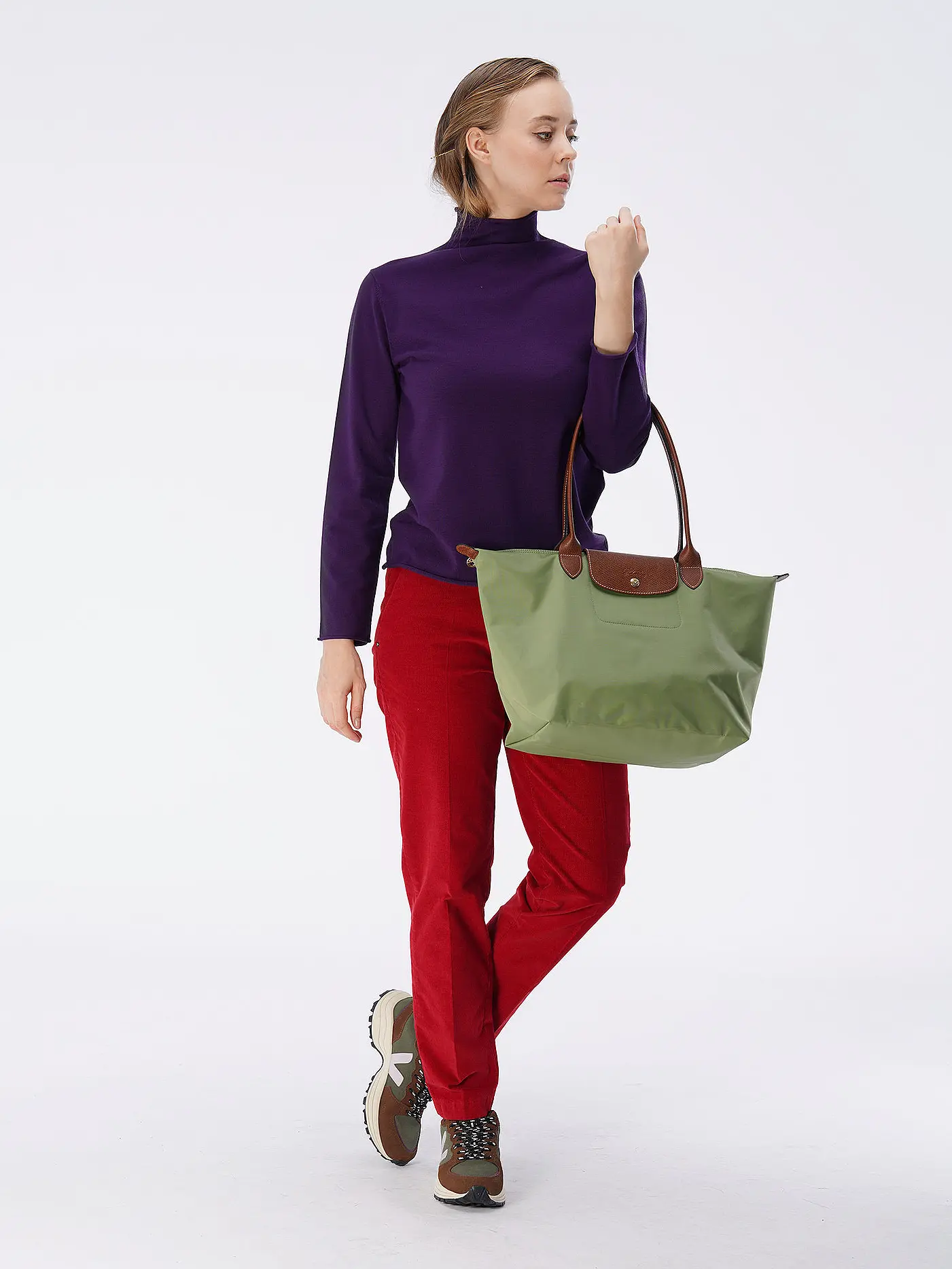 LONGCHAMP | Le Pliage Original Shopper Large, Grenadine | grün
